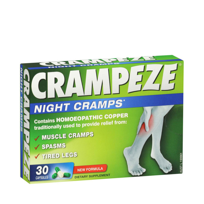 Crampeze Night Cramps 30 Capsules