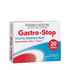 Gastro-Stop Loperamide 2mg 20 Capsules