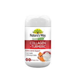 Nature's Way Super Foods Collagen + Turmeric Active Joints Support 60 Tablets