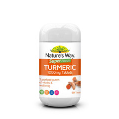 Nature's Way Super Foods Turmeric 1000mg 60 Tablets