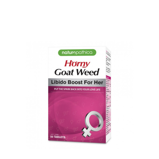 Naturopathica Horny Goat Weed for Her 50 Tablets