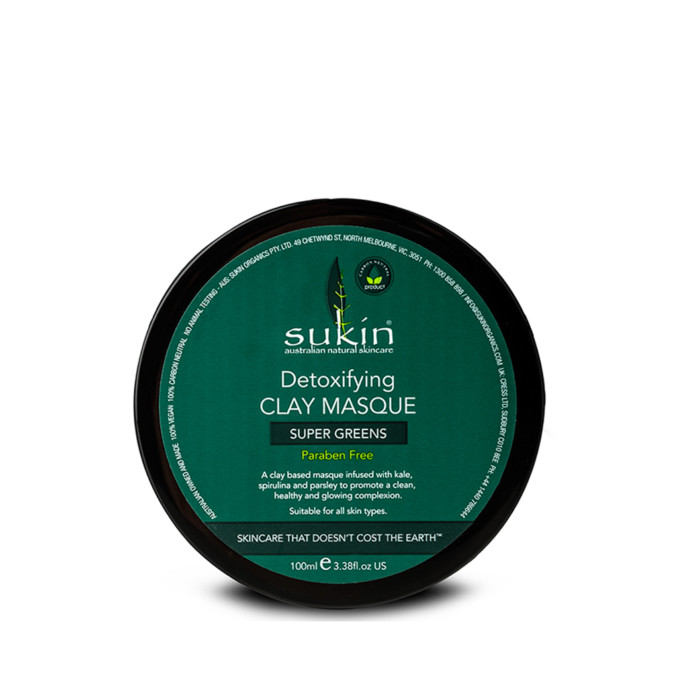Sukin Super Greens Detoxifying Clay Masque 100mL